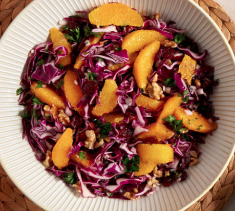 Swedish Cabbage and Orange Salad Recipe 