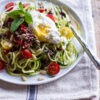 courgette-pasta-cherry-tomatoes